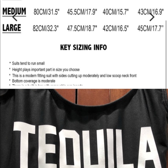 Tequila & Tanlines One piece Swimsuit M Black - Picture 3 of 3